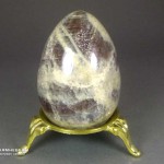 Яйцо из олигоклаза с эффектом солнечного камня, 6х4,2 см