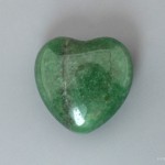 Сердце из авантюрина зелёного