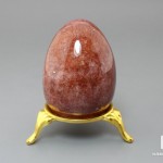 Яйцо из авантюрина красного, 6х4,3 см