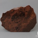 Обсидиан коричневый, полированный срез 17,1х12,6х4,9 см